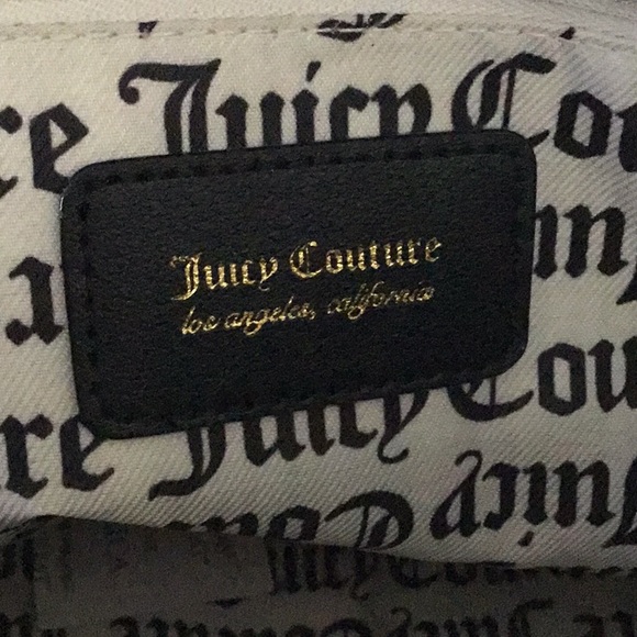 Juicy Couture black signature canvas satchel bag - Picture 4 of 9